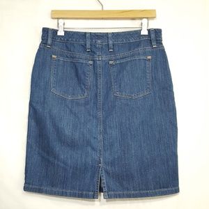 ll bean jean skirt